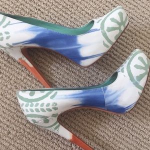 ALDO Leather Platform Heels